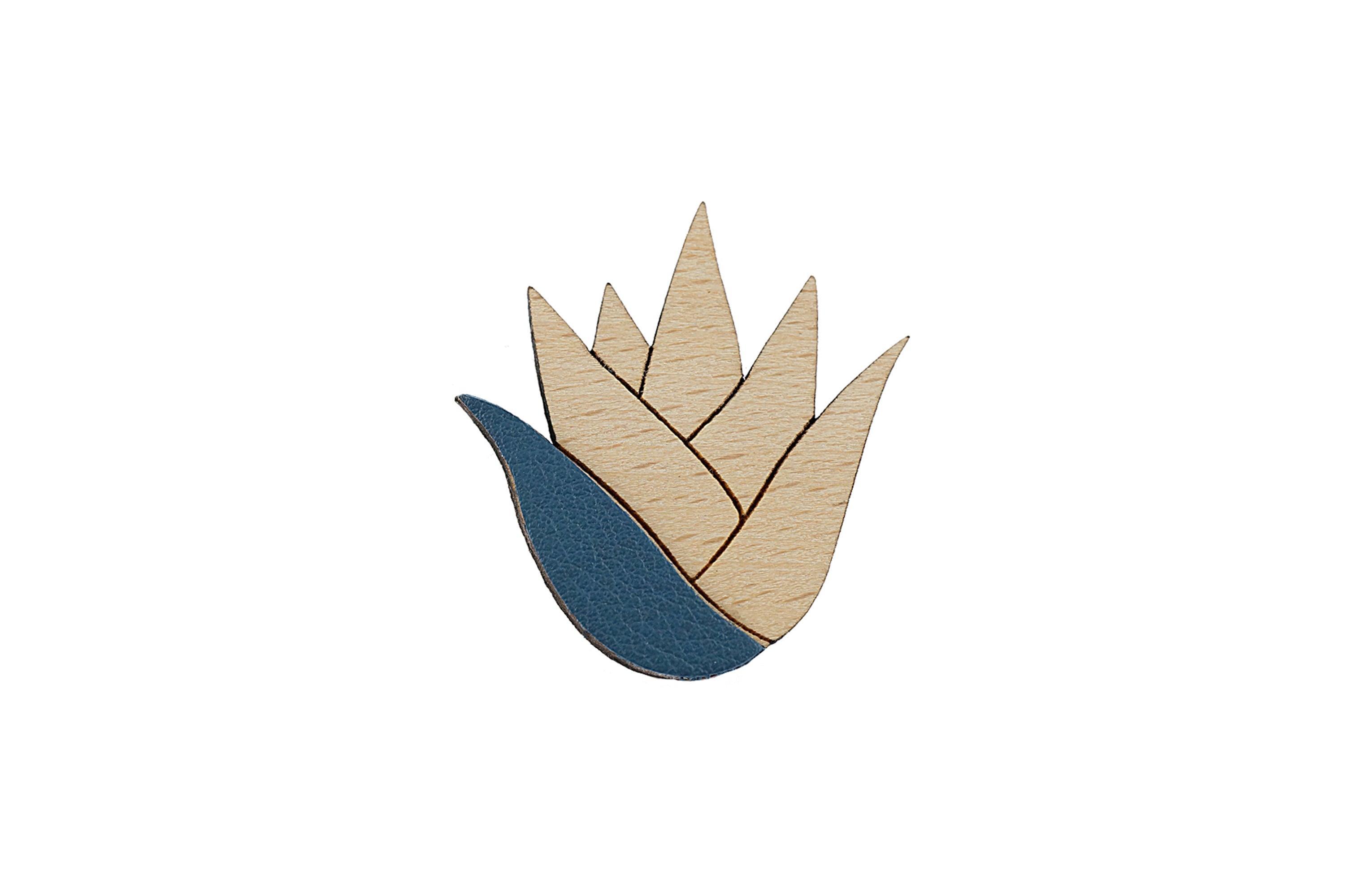 Broche - Collection Aloé - Reine Mère