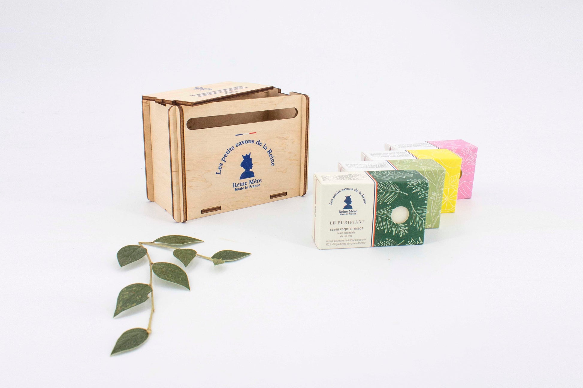 Pack coffret 4 savons - Reine Mère