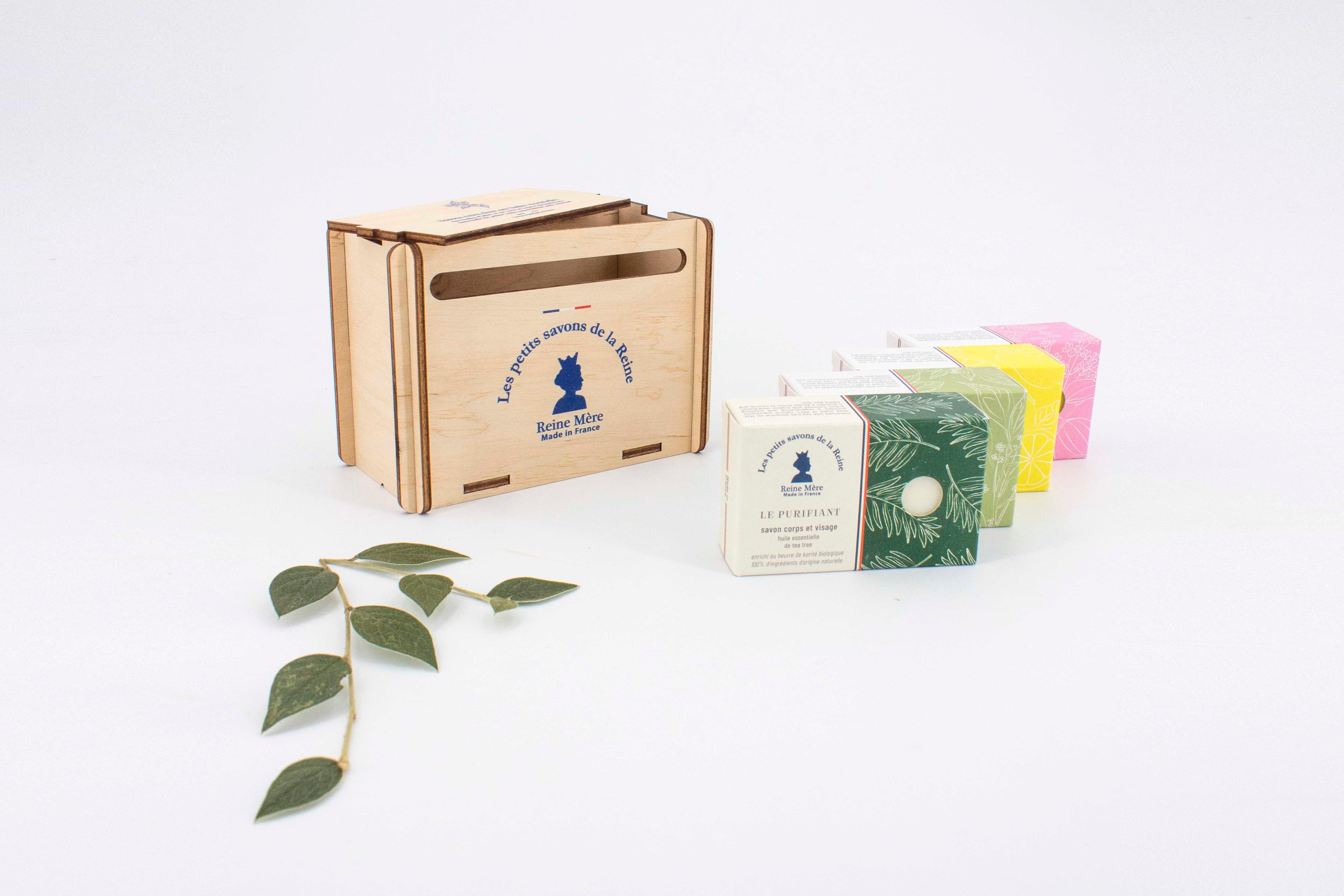 Pack coffret 4 savons - Reine Mère