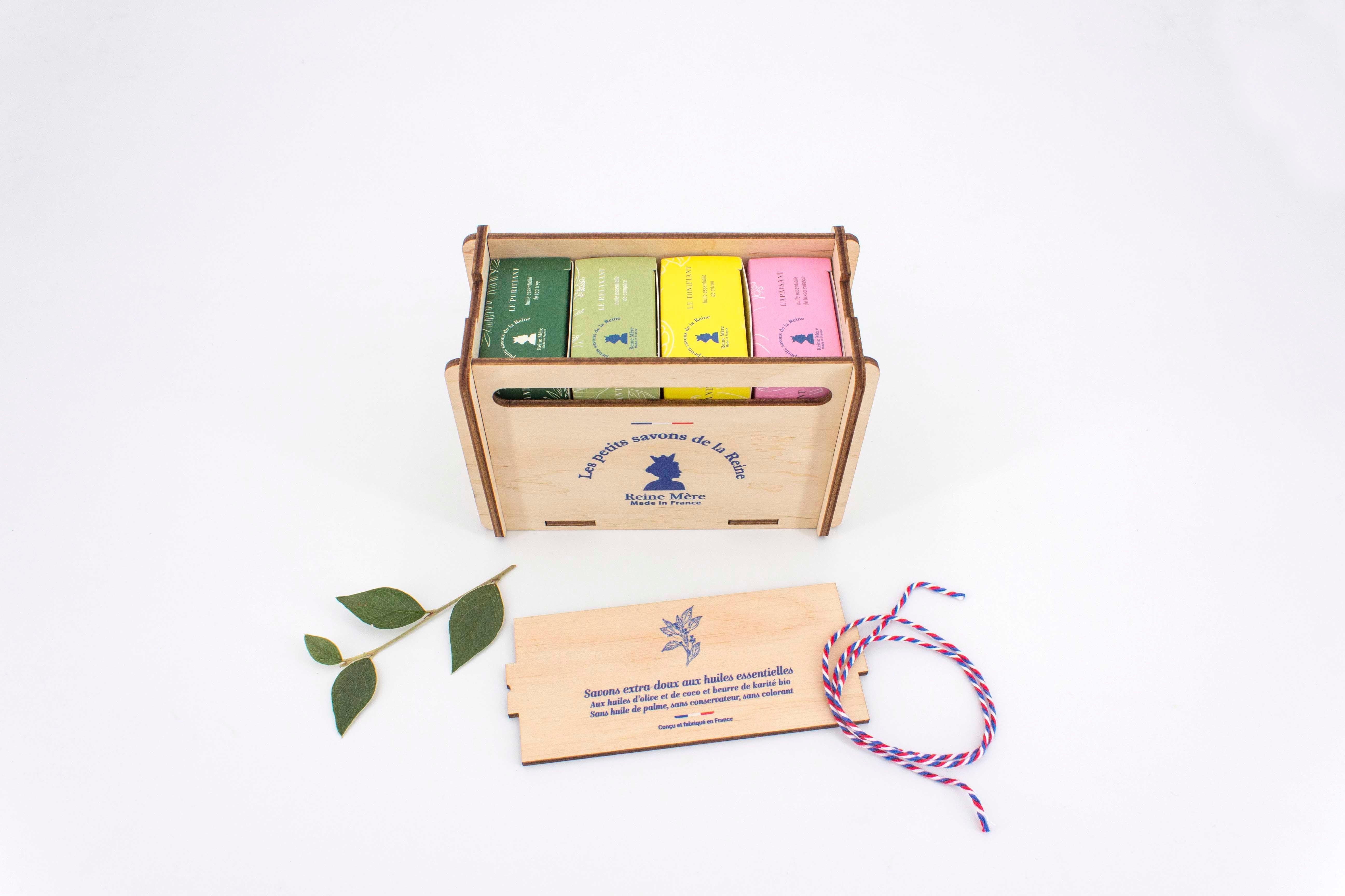 Pack coffret 4 savons - Reine Mère