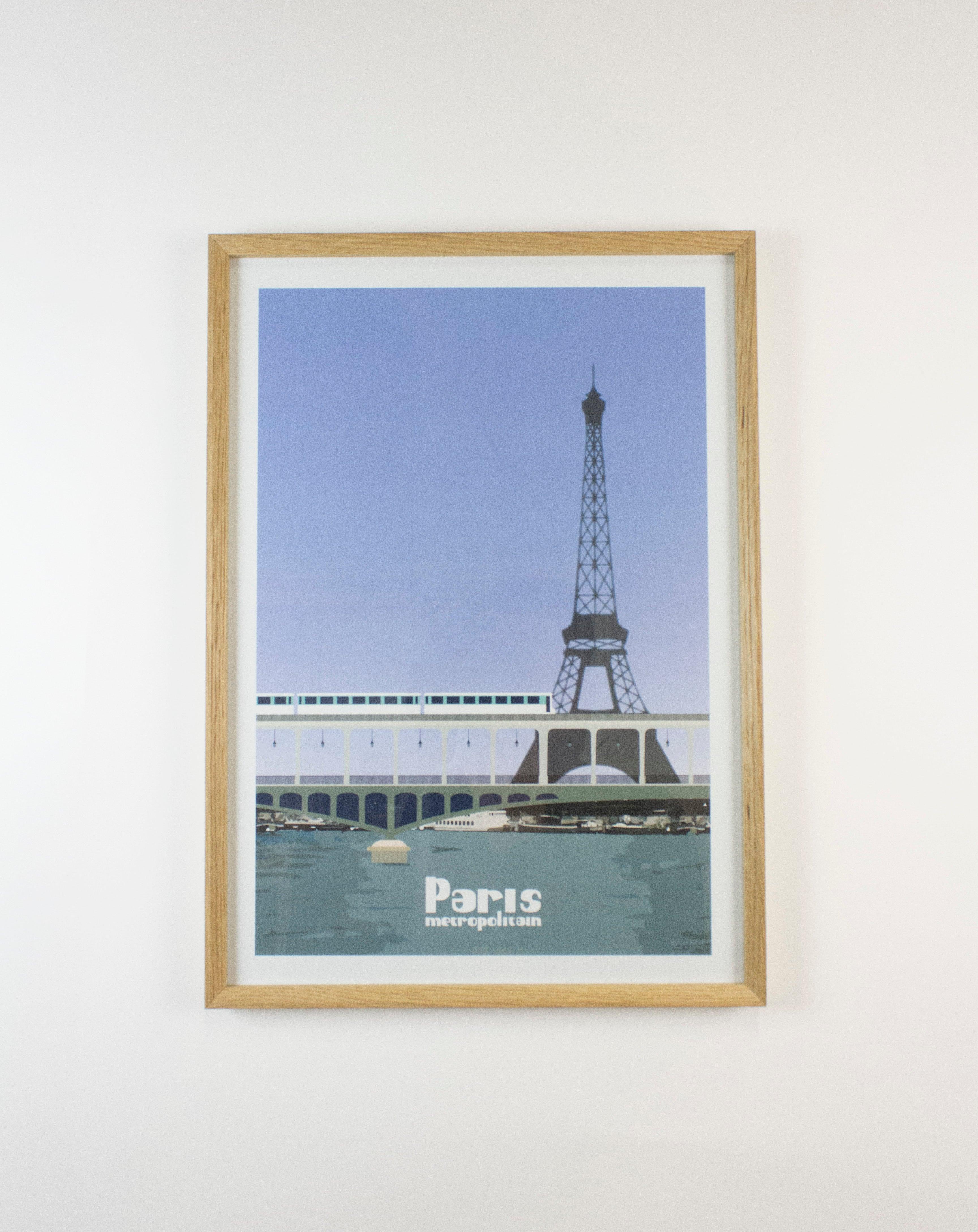 Affiche A3 - Collection Paris - Reine Mère