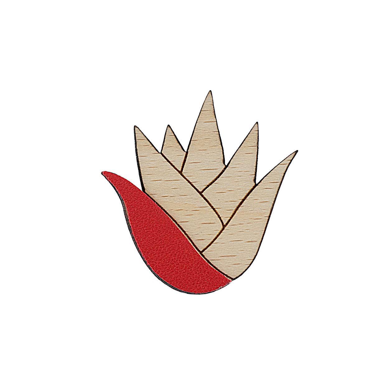 Broche - Collection Aloé - Reine Mère
