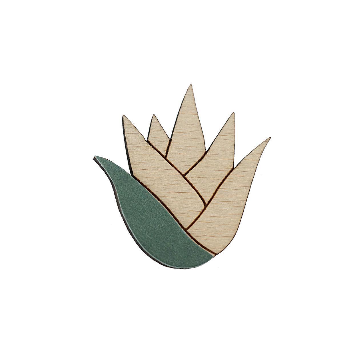 Broche - Collection Aloé - Reine Mère