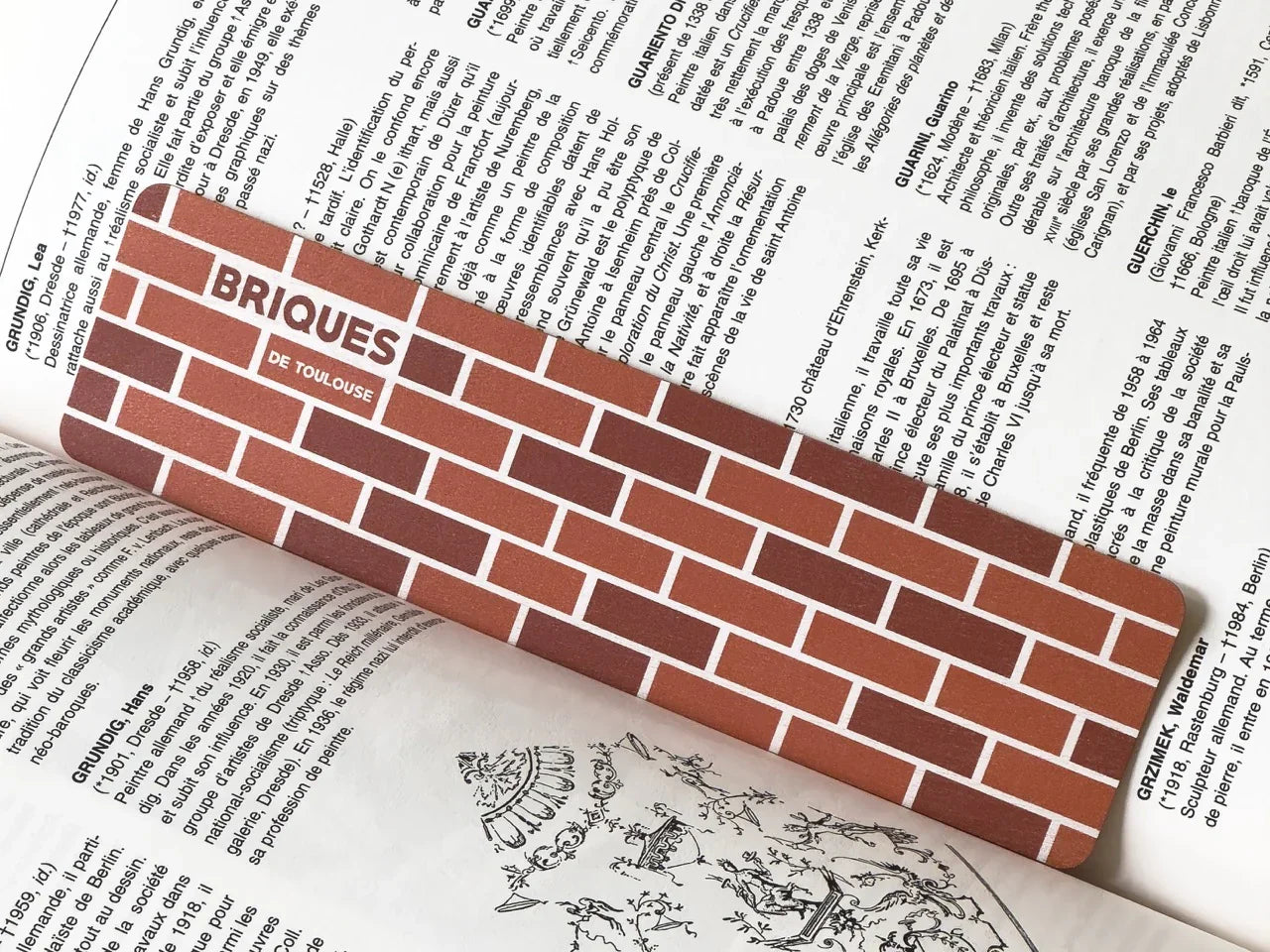 Marque-pages  - Briques