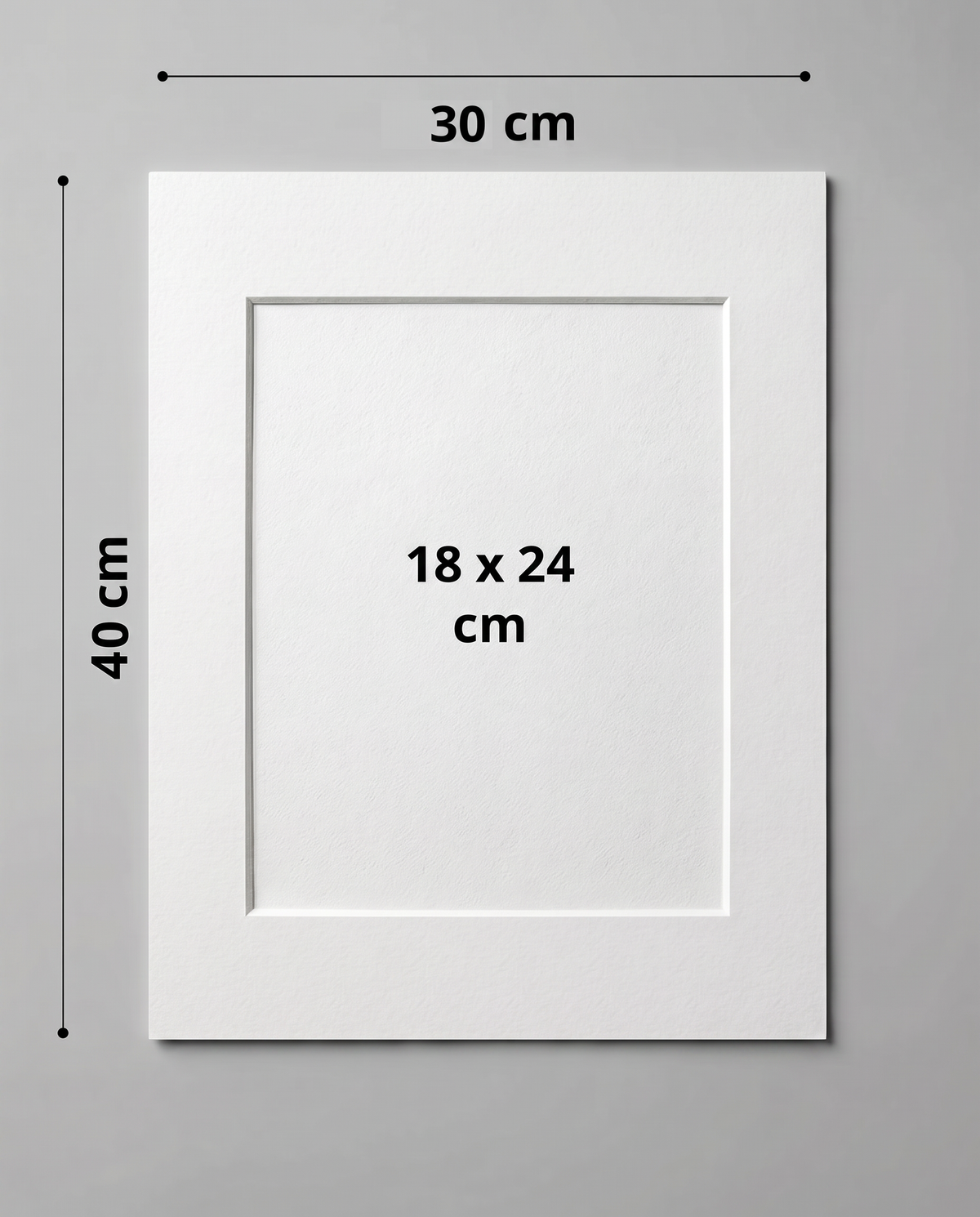 Passe-Partout Blanc Standard (6 tailles)
