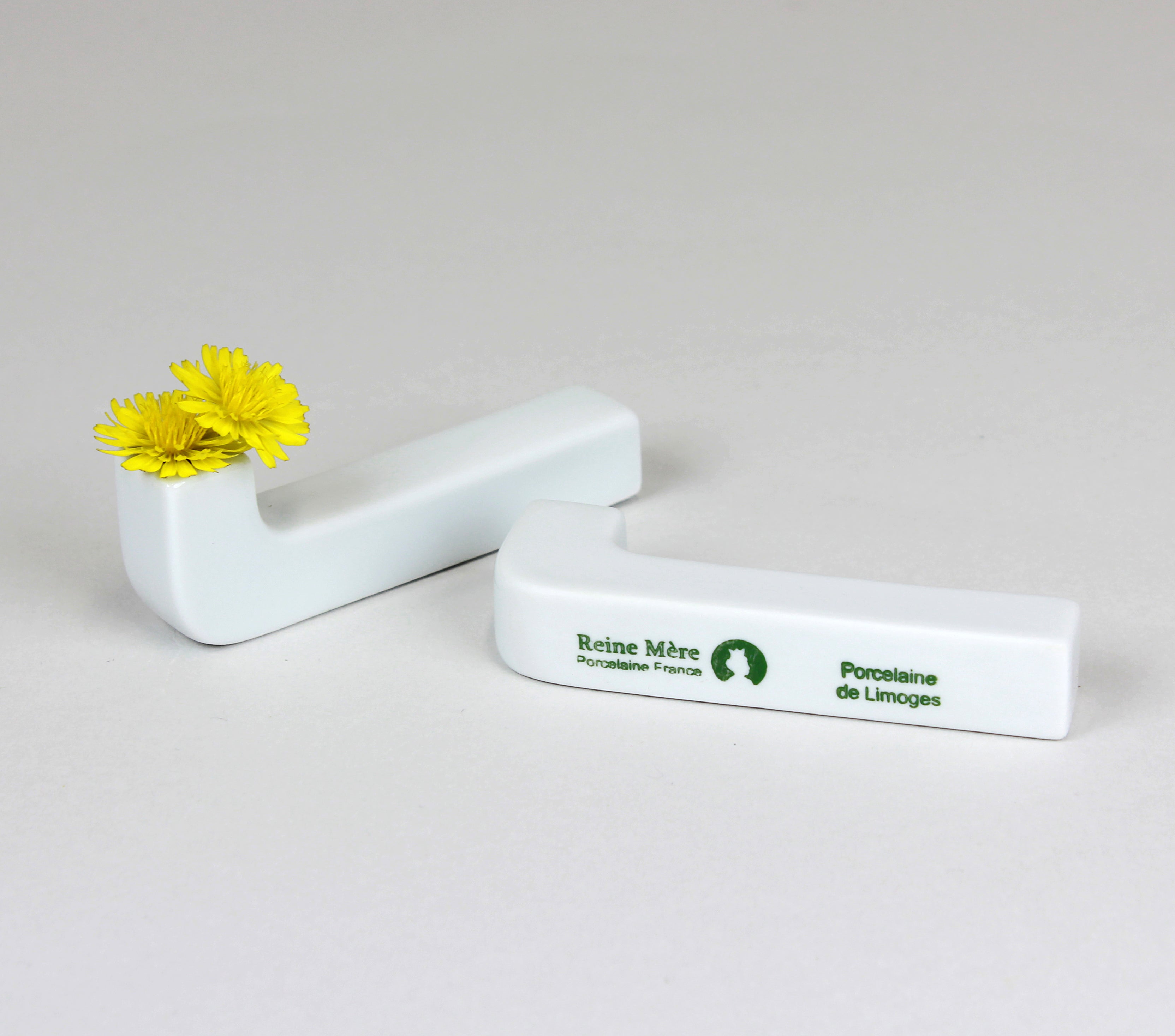 Lame Tranquille - Support à couteau en céramique de Limoge avec soliflore intégré