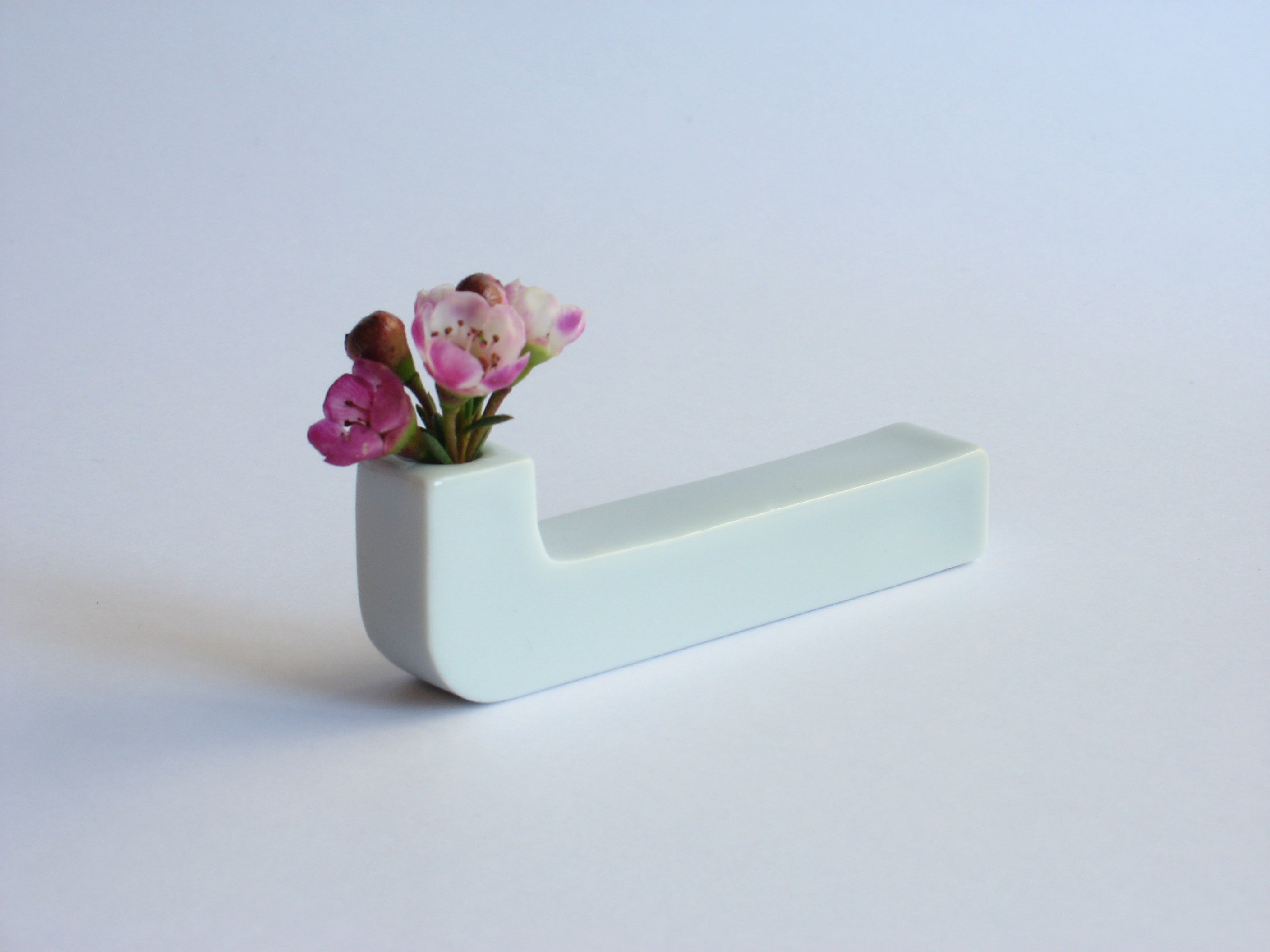 Lame Tranquille - Support à couteau en céramique de Limoge avec soliflore intégré